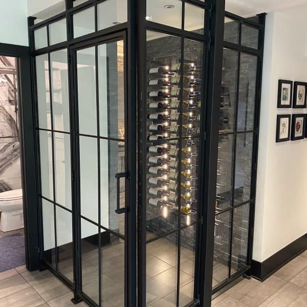 basement wine cellar